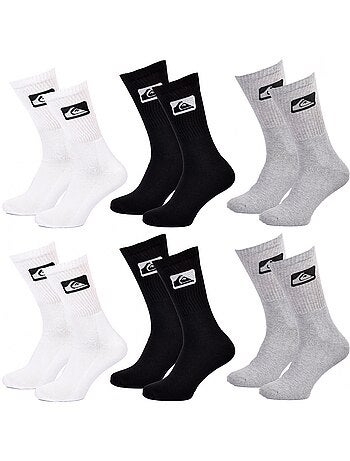 Calcetines QUIKSILVER CUSHIONED CREW - Pack de 6