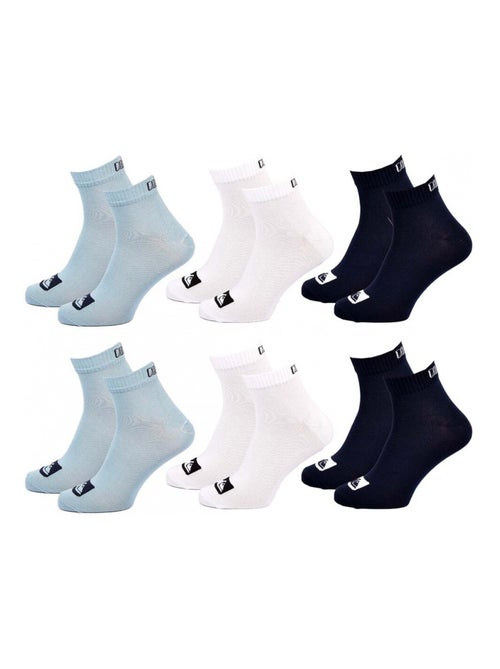 Calcetines QUIKSILVER QUARTER - Pack de 6 - Kiabi Calcetines QUIKSILVER QUARTER - Pack de 6 - Kiabi