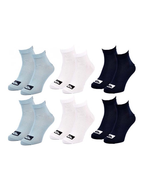 Calcetines QUIKSILVER QUARTER - Pack de 6 - Kiabi Calcetines QUIKSILVER QUARTER - Pack de 6 - Kiabi
