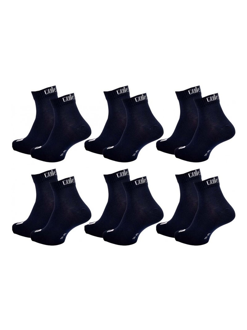 Calcetines QUIKSILVER QUARTER - Pack de 6 Negro - Kiabi