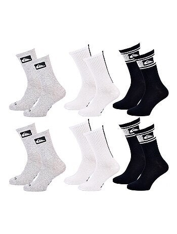 Calcetines QUIKSILVER REGULAR CREW - Pack de 6