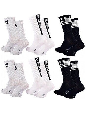 Calcetines QUIKSILVER REGULAR CREW - Pack de 6