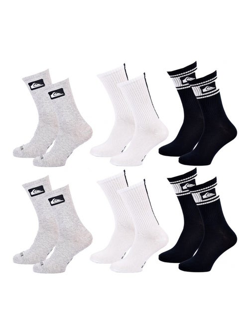 Calcetines QUIKSILVER REGULAR CREW - Pack de 6 - Kiabi