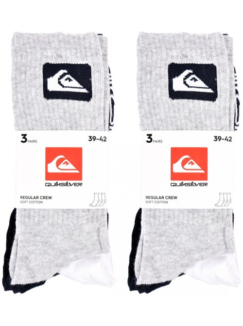 Calcetines QUIKSILVER REGULAR CREW - Pack de 6 - Kiabi