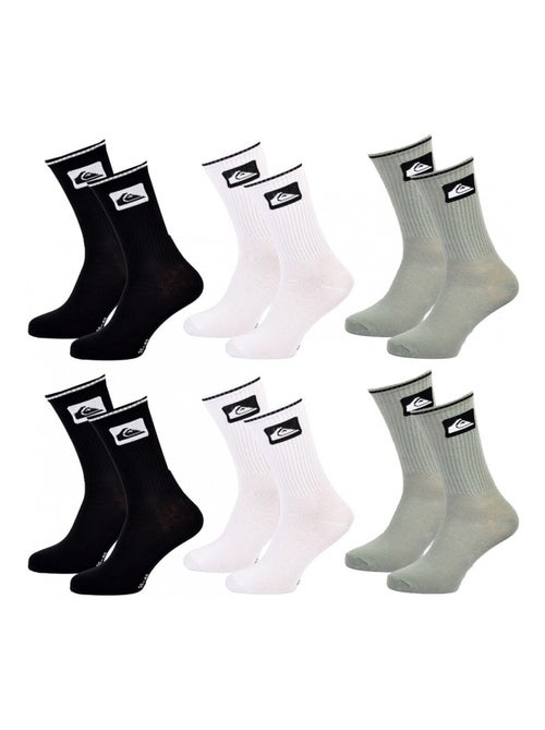 Calcetines QUIKSILVER REGULAR CREW - Pack de 6 - Kiabi