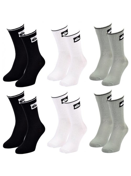 Calcetines QUIKSILVER REGULAR CREW - Pack de 6 - Kiabi