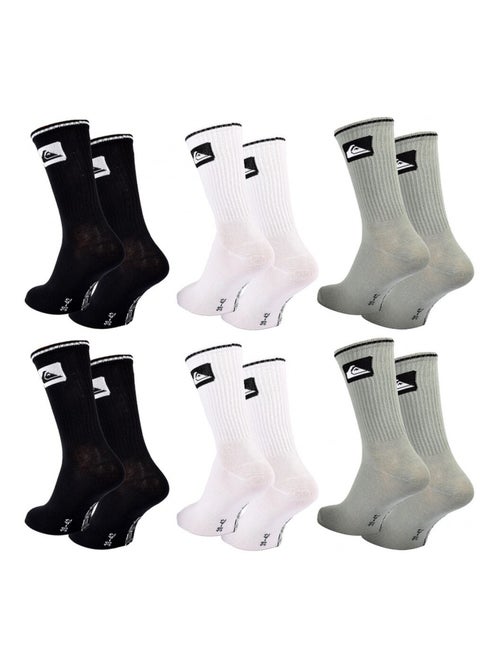 Calcetines QUIKSILVER REGULAR CREW - Pack de 6 - Kiabi