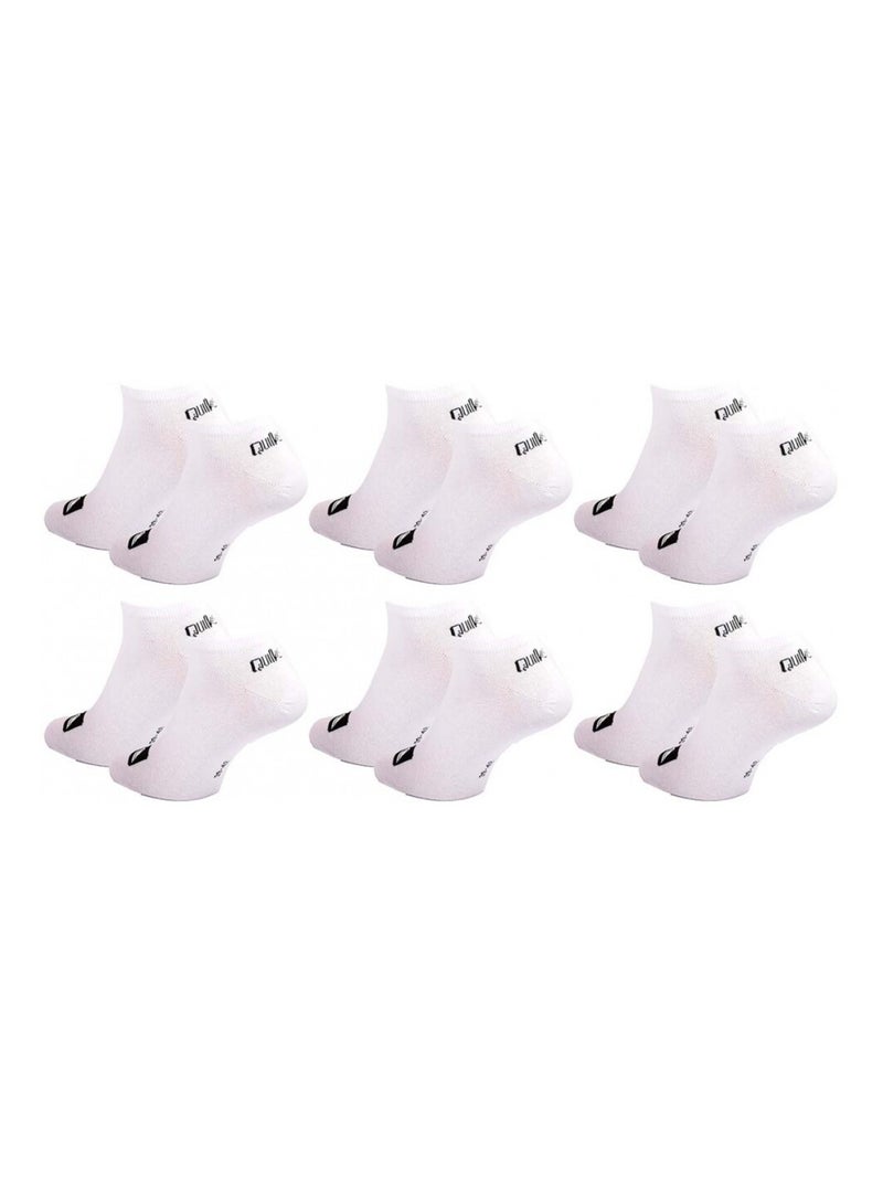 Calcetines QUIKSILVER SNEAKER - Pack de 6 Blanco - Kiabi