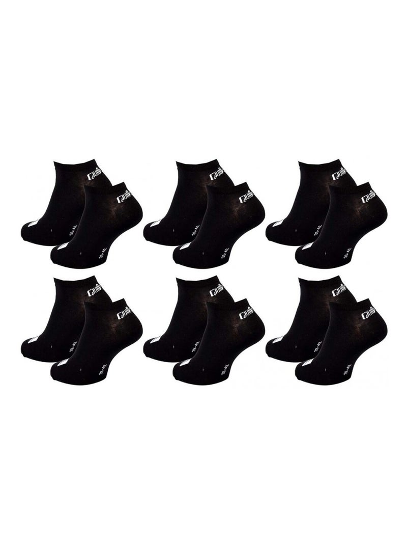 Calcetines QUIKSILVER SNEAKER - Pack de 6 Negro - Kiabi