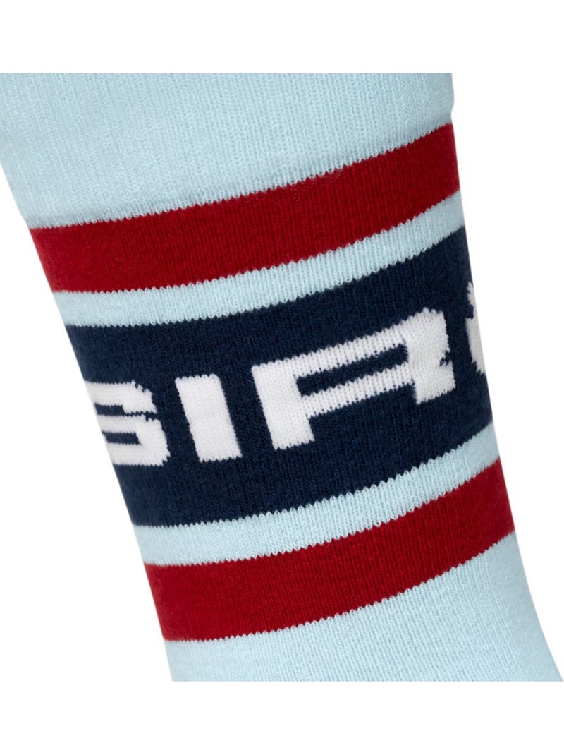 Calcetines retro para esquí hombre y mujer albulapass light Azul - Kiabi