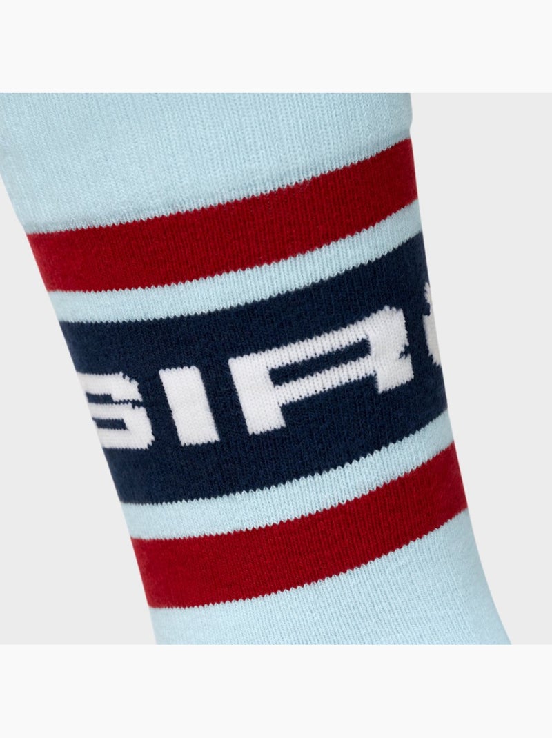 Calcetines retro para esquí hombre y mujer albulapass light Azul - Kiabi