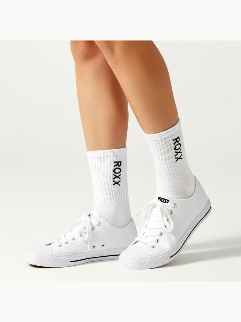 Calcetines ROXY Mujer Crew – Pack 6 Pares Blanco - Kiabi