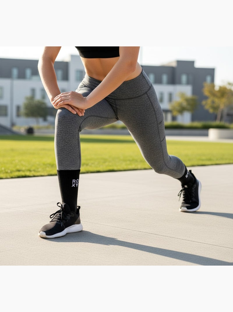 Calcetines ROXY Mujer Crew – Pack 6 Pares Negro - Kiabi