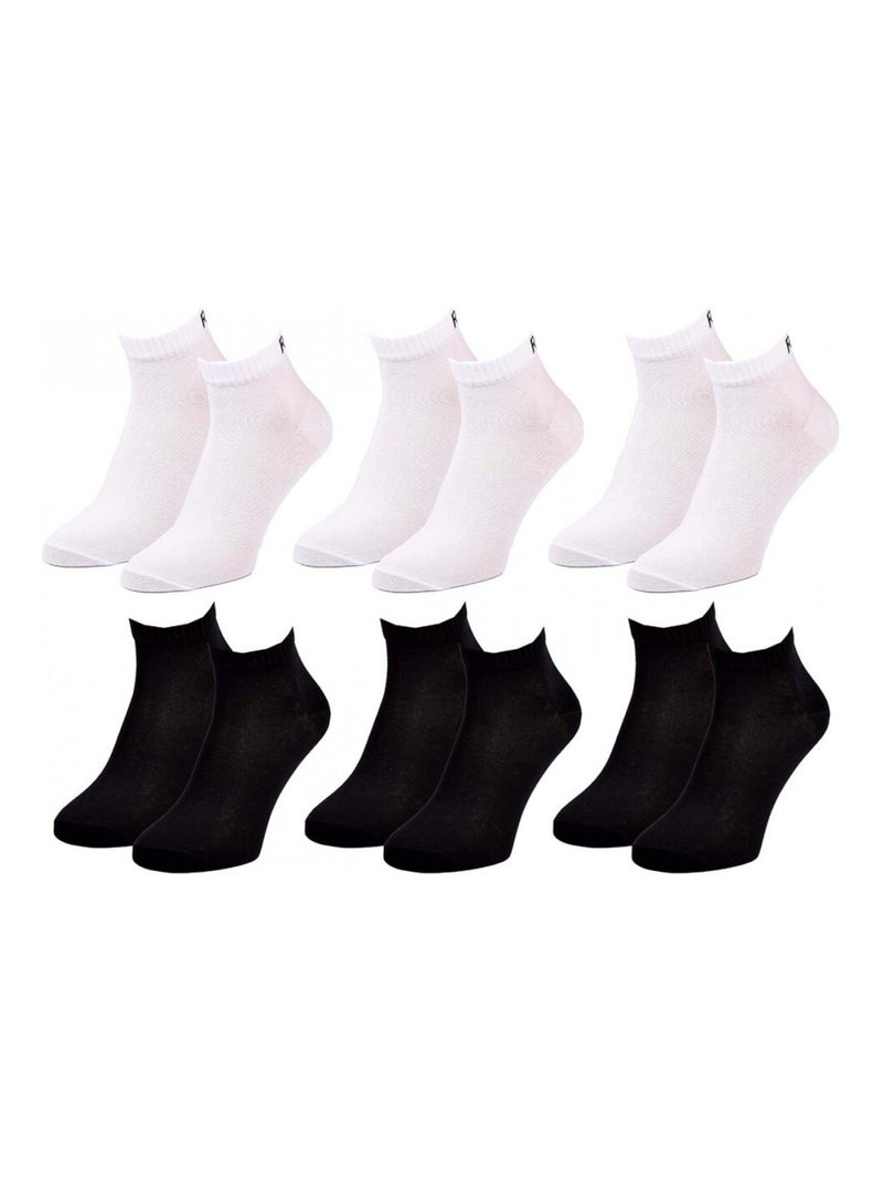 Calcetines ROXY QUARTER - Pack de 6 Blanco Negro - Kiabi
