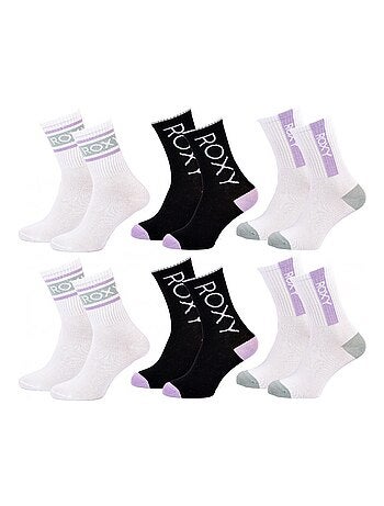 Calcetines ROXY REGULAR CREW - Pack de 6