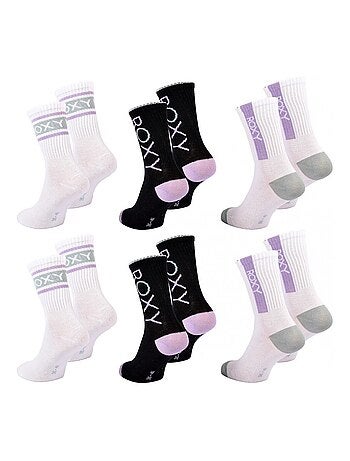 Calcetines ROXY REGULAR CREW - Pack de 6