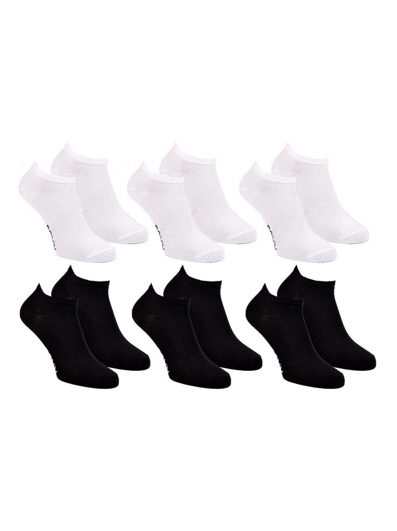 Calcetines ROXY SNEAKER - Pack de 6 Blanco Negro - Kiabi