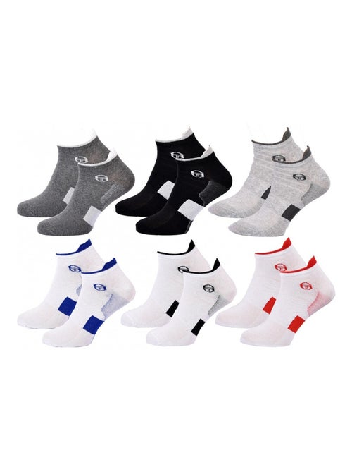 Calcetines Sergio Tacchini - Pack de 6 - Kiabi Calcetines Sergio Tacchini - Pack de 6 - Kiabi