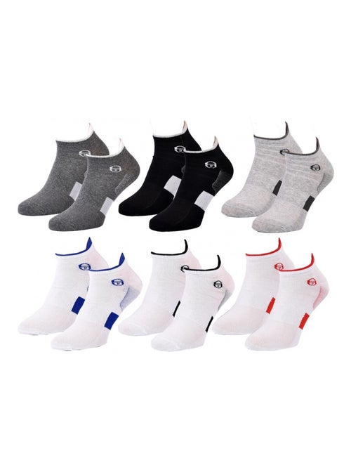 Calcetines Sergio Tacchini - Pack de 6 - Kiabi Calcetines Sergio Tacchini - Pack de 6 - Kiabi