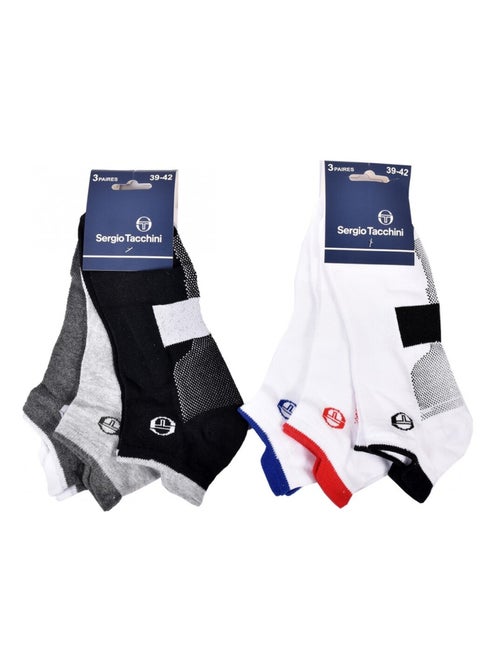 Calcetines Sergio Tacchini - Pack de 6 - Kiabi Calcetines Sergio Tacchini - Pack de 6 - Kiabi
