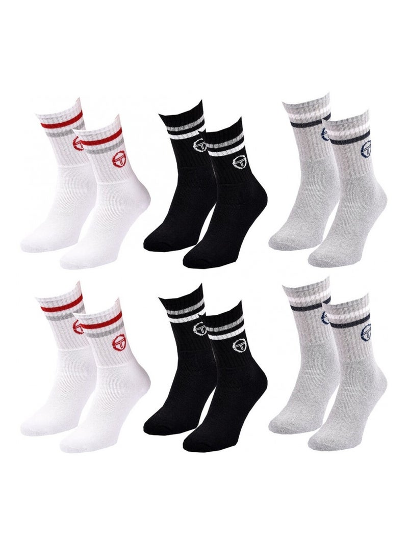 Calcetines SERGIO TACCHINI - Pack de 6 Multicolor - Kiabi