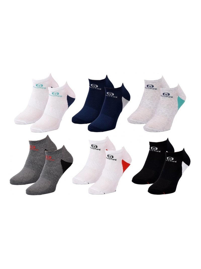 Calcetines SERGIO TACCHINI - Pack de 6 Multicolor - Kiabi
