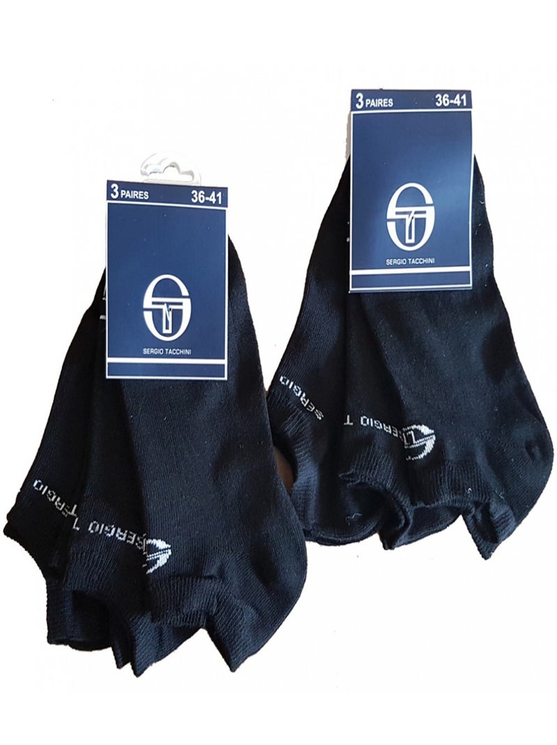 Calcetines SERGIO TACCHINI - Pack de 6 Negro - Kiabi