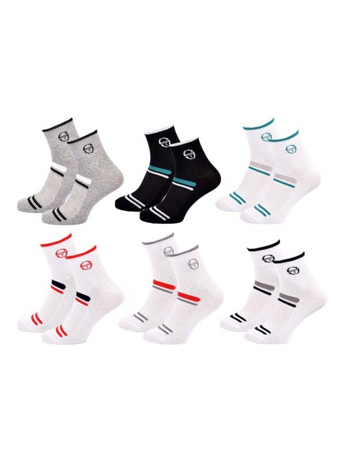 Calcetines SERGIO TACCHINI QUARTER - Pack de 6 - Kiabi
