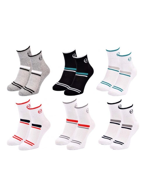 Calcetines SERGIO TACCHINI QUARTER - Pack de 6 - Kiabi