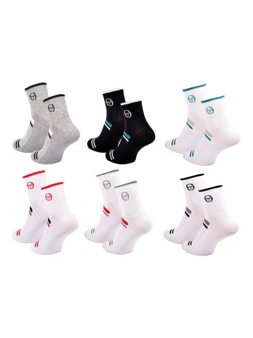 Calcetines SERGIO TACCHINI QUARTER - Pack de 6 - Kiabi