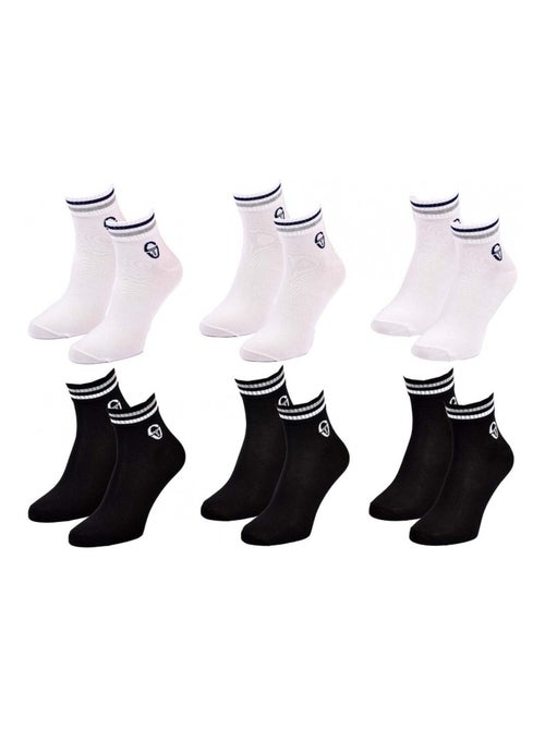 Calcetines SERGIO TACCHINI QUARTER - Pack de 6 - Kiabi Calcetines SERGIO TACCHINI QUARTER - Pack de 6 - Kiabi