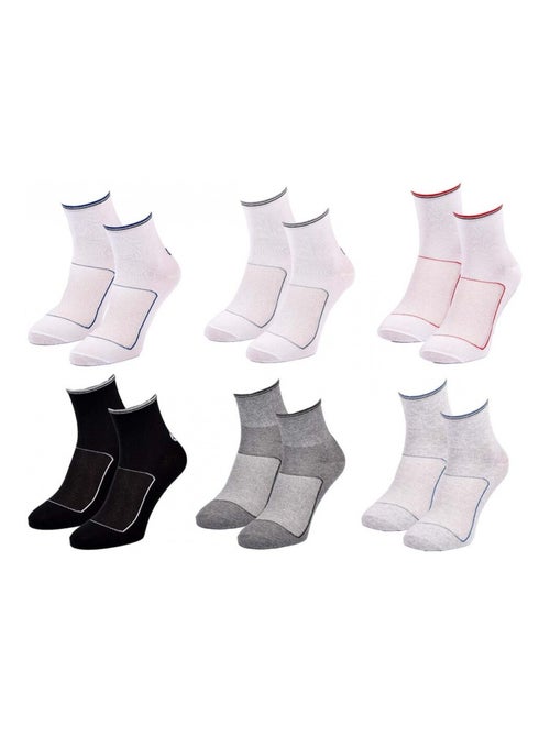 Calcetines SERGIO TACCHINI QUARTER - Pack de 6 - Kiabi
