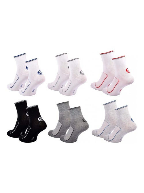 Calcetines SERGIO TACCHINI QUARTER - Pack de 6 - Kiabi