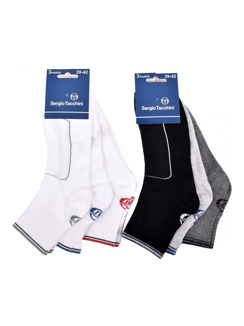 Calcetines SERGIO TACCHINI QUARTER - Pack de 6 Multicolor - Kiabi