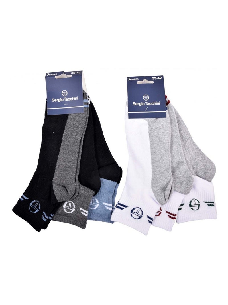 Calcetines SERGIO TACCHINI QUARTER - Pack de 6 Multicolor - Kiabi