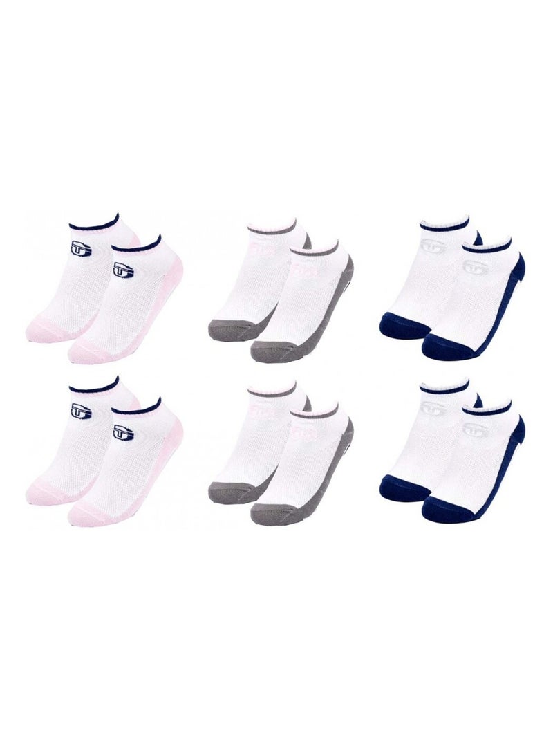 Calcetines SERGIO TACCHINI SNEAKER - Pack de 6 Multicolor - Kiabi