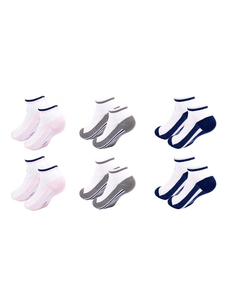 Calcetines SERGIO TACCHINI SNEAKER - Pack de 6 Multicolor - Kiabi