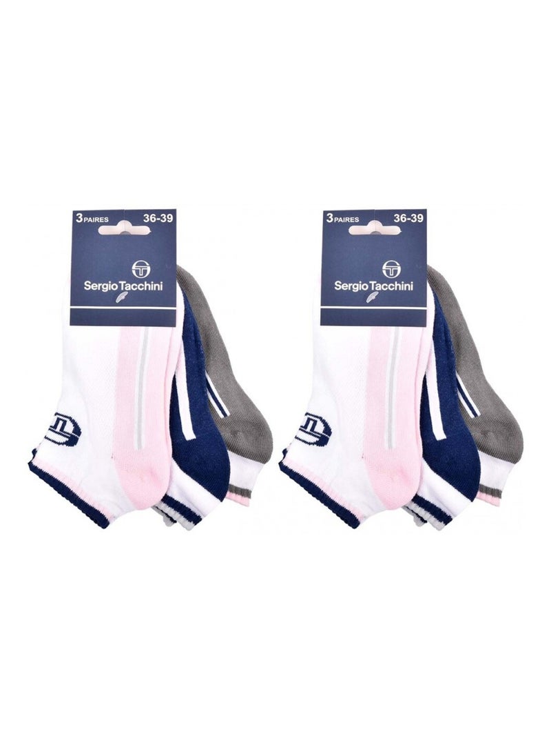 Calcetines SERGIO TACCHINI SNEAKER - Pack de 6 Multicolor - Kiabi