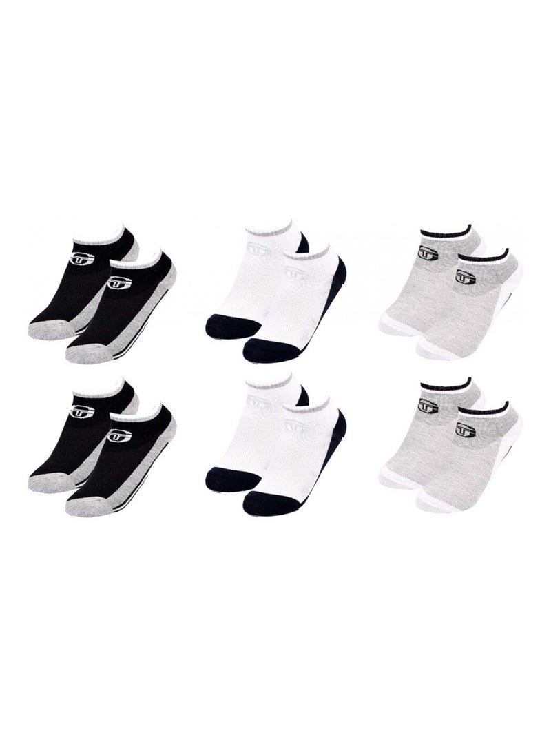 Calcetines SERGIO TACCHINI SNEAKER - Pack de 6 Multicolor - Kiabi