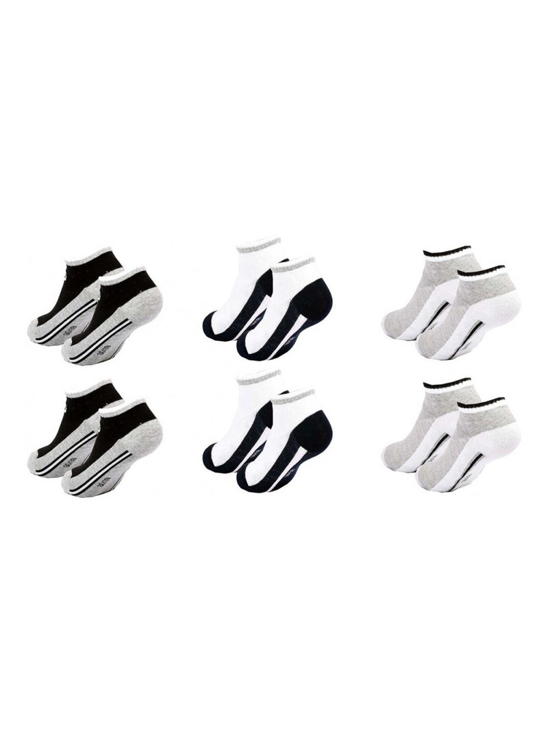 Calcetines SERGIO TACCHINI SNEAKER - Pack de 6 Multicolor - Kiabi