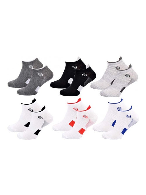 Calcetines SERGIO TACCHINI SNEAKER - Pack de 6 - Kiabi Calcetines SERGIO TACCHINI SNEAKER - Pack de 6 - Kiabi