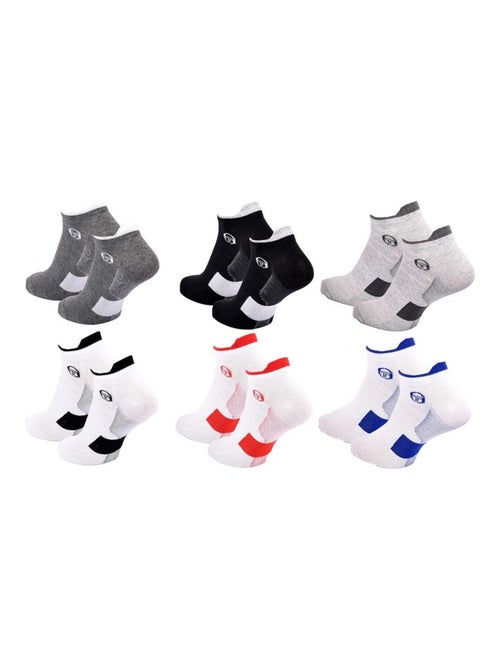 Calcetines SERGIO TACCHINI SNEAKER - Pack de 6 - Kiabi Calcetines SERGIO TACCHINI SNEAKER - Pack de 6 - Kiabi