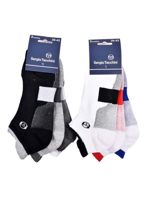 Calcetines SERGIO TACCHINI SNEAKER - Pack de 6 - Kiabi Calcetines SERGIO TACCHINI SNEAKER - Pack de 6 - Kiabi