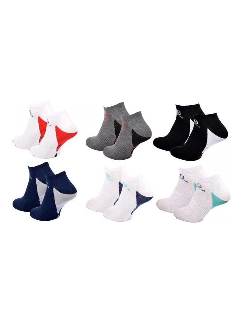 Calcetines SERGIO TACCHINI SNEAKER - Pack de 6 Multicolor - Kiabi
