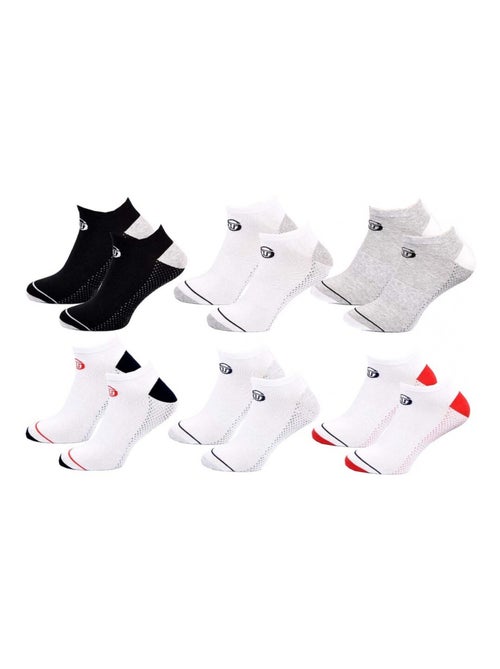 Calcetines SERGIO TACCHINI SNEAKER - Pack de 6 - Kiabi Calcetines SERGIO TACCHINI SNEAKER - Pack de 6 - Kiabi