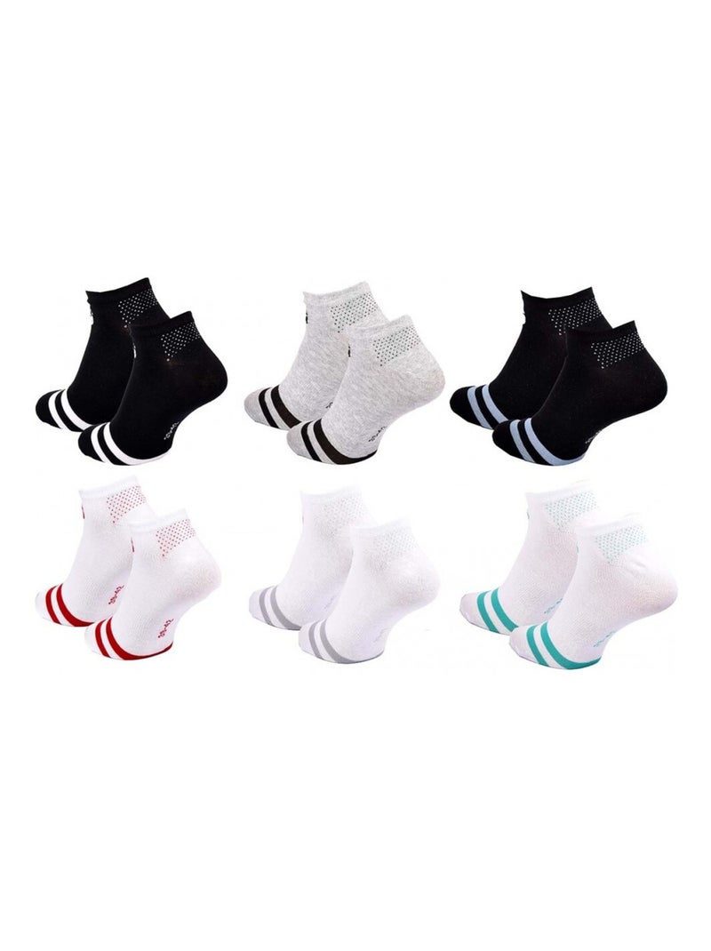 Calcetines SERGIO TACCHINI SNEAKER - Pack de 6 Multicolor - Kiabi