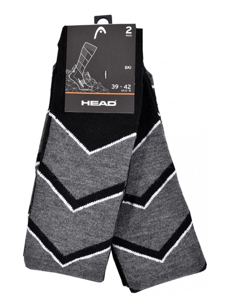 Calcetines SKI HEAD PERFORMANCE - Pack de 2 Negro - Kiabi