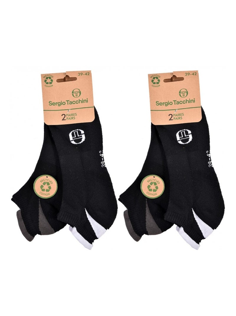 Calcetines SNEAKER SERGIO TACCHINI Pack de 4 Pares Multicolor - Kiabi