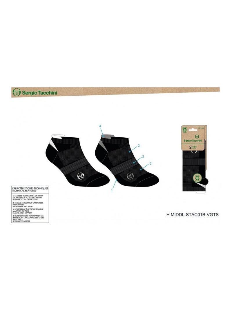 Calcetines SNEAKER SERGIO TACCHINI Pack de 4 Pares Multicolor - Kiabi