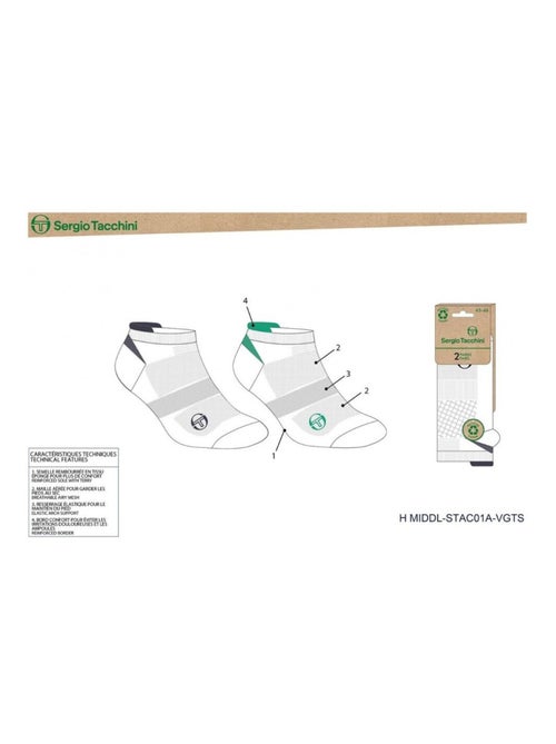 Calcetines SNEAKER SERGIO TACCHINI Pack de 4 Pares - Kiabi